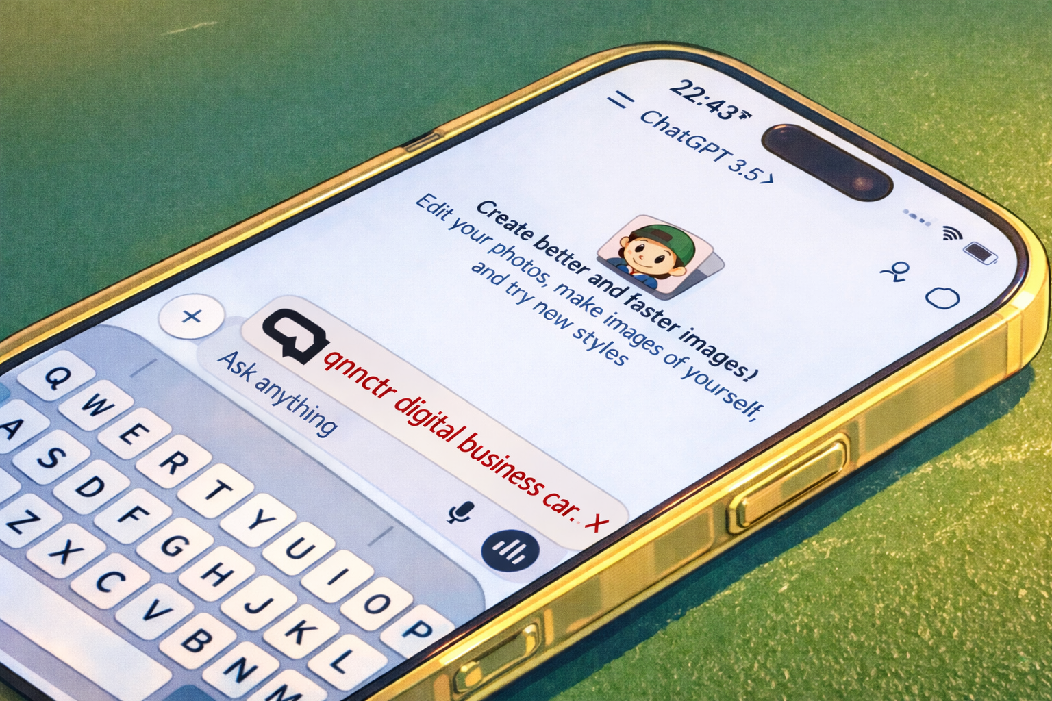 qnnctr in ChatGPT: Link, QR, Save Contact, and Editing